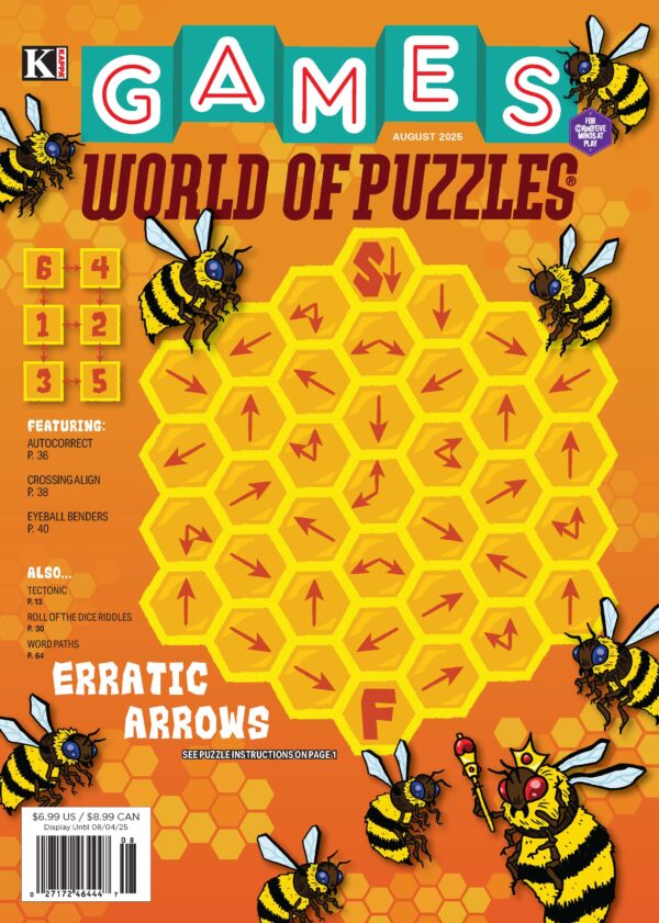 Games World of Puzzles August 2025